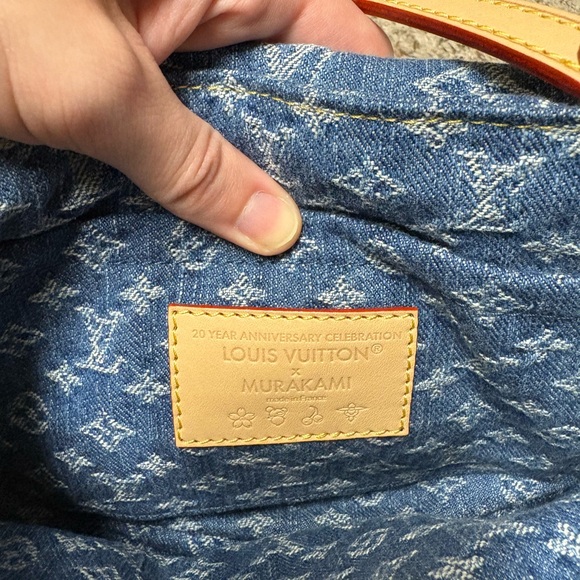 Louis Vuitton Takashi Murakami 2025 denim cerise sunset bag - Picture 10 of 12